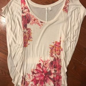 Pink floral top